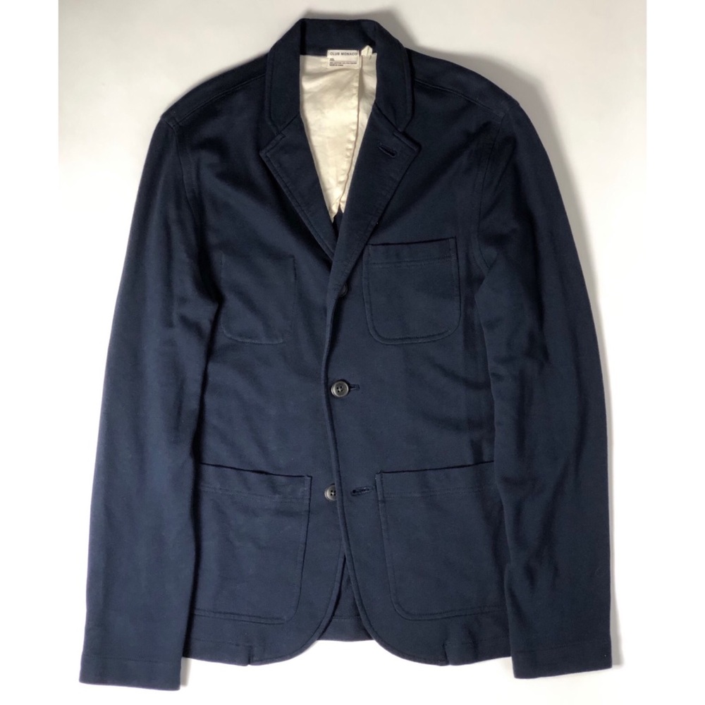 Club Monaco Knit Blazer/Sport Coat - Navy
